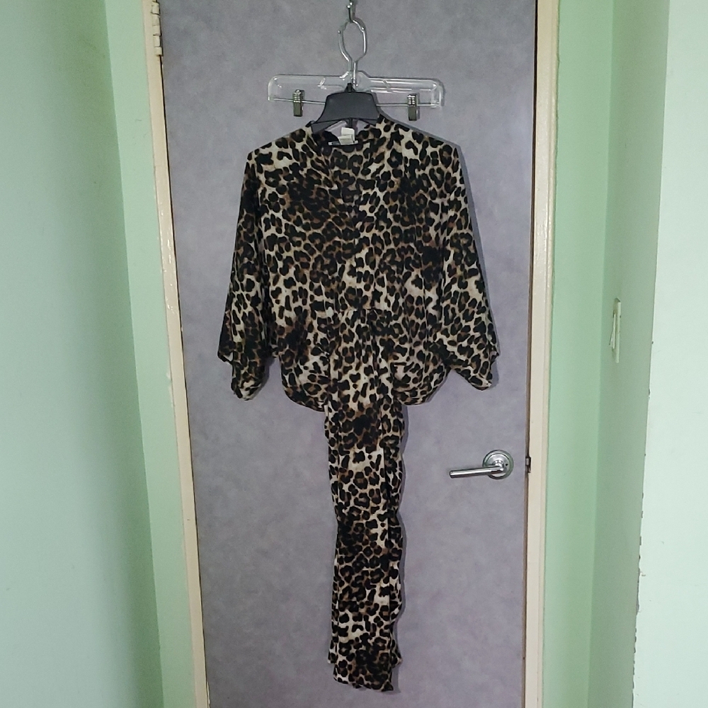 Leopard Print Women's Jumpsuit